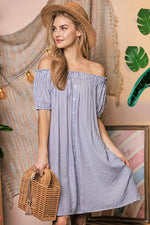 Juliana Off The Shoulder Dress - POSH NOVA