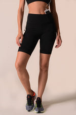 Posh High Rise Biker Shorts-Black - POSH NOVA
