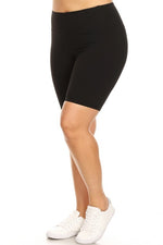 Posh High Rise Biker Shorts-Black - POSH NOVA