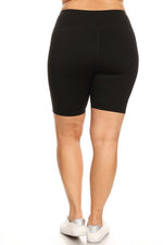 Posh High Rise Biker Shorts-Black - POSH NOVA