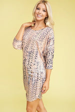Shift Me Dress - Peach Coral - POSH NOVA