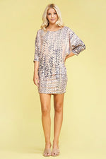 Shift Me Dress - Peach Coral - POSH NOVA