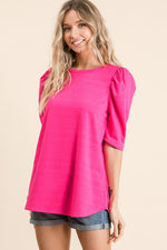 Julie Puff Sleeve Top - POSH NOVA