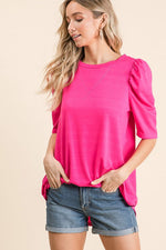 Julie Puff Sleeve Top - POSH NOVA