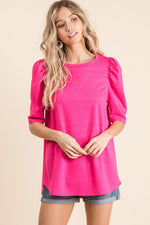 Julie Puff Sleeve Top - POSH NOVA