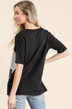 Color Block Star Top - POSH NOVA