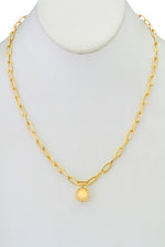 Oval Chain Necklace- Silver, Gold - POSH NOVA