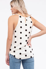 London Polka Dotted Halter Top - POSH NOVA