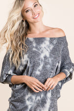Tammy Tie Dye Off The Shoulder Top - POSH NOVA