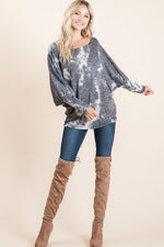 Tammy Tie Dye Off The Shoulder Top - POSH NOVA