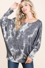 Tammy Tie Dye Off The Shoulder Top - POSH NOVA