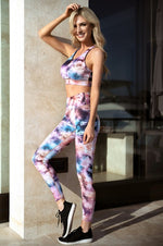 Marble Tie-Dye Workout Leggings - POSH NOVA