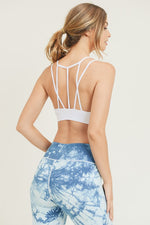 Posh Mesh Sports Bra- White - POSH NOVA