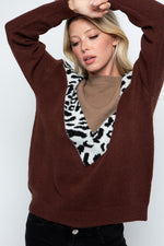 Olivia V Sweater - POSH NOVA
