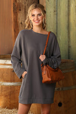 Cherish Me Waffle Knit Dress - POSH NOVA