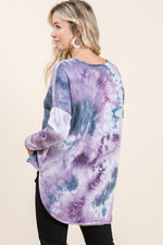Tempt Me Tie Dye Tunic Top - POSH NOVA