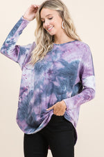 Tempt Me Tie Dye Tunic Top - POSH NOVA