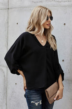 Back To Business Top- Black - POSH NOVA