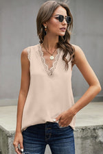 Christina Lace Tank - POSH NOVA