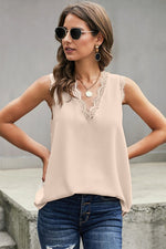 Christina Lace Tank - POSH NOVA