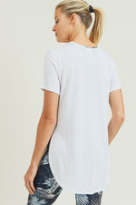 Basic Babe White Tee - POSH NOVA