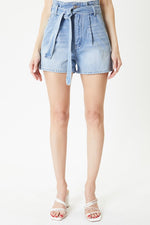 Malibu Paper Bag Shorts - POSH NOVA