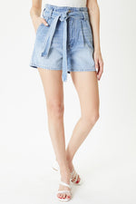 Malibu Paper Bag Shorts - POSH NOVA
