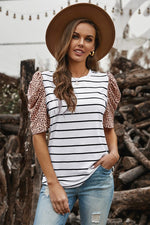 Sweet As Pie Puff Sleeve Top - POSH NOVA
