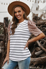 Sweet As Pie Puff Sleeve Top - POSH NOVA
