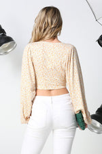 Call Me Honey Floral Cropped Top