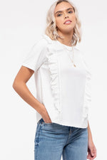 Claire Staple Ruffle Top - POSH NOVA