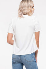 Claire Staple Ruffle Top - POSH NOVA
