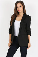 Timeless Beauty Blazer- Black - POSH NOVA