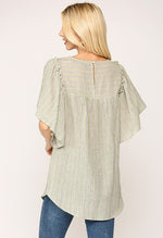 Flirty Fluttery Top - POSH NOVA