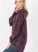 Mineral Wash Pullover - POSH NOVA
