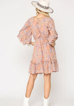 Veda Floral Chiffon Dress - POSH NOVA