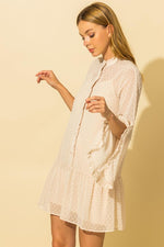 Paris Days Ivory Dress - POSH NOVA