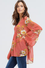 Bohemian Babe Top-Marsala - POSH NOVA