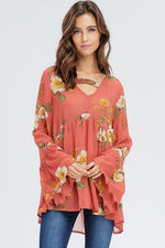 Bohemian Babe Top-Marsala - POSH NOVA