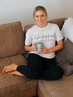 Life Happens Coffee Helps Tee - POSH NOVA