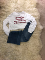 Love Like 90's Country Long Crop Top - POSH NOVA