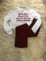 Love Like 90's Country Long Crop Top - POSH NOVA