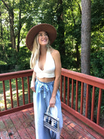 Basically Cute White Halter Top - POSH NOVA