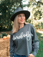 Homebody Long Sleeve Crop Top - POSH NOVA