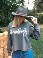 Homebody Long Sleeve Crop Top - POSH NOVA