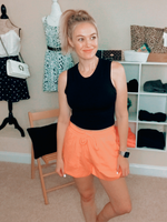 Sloane Shorts-Coral - POSH NOVA