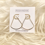 14K Fan Hoop-Gold - POSH NOVA