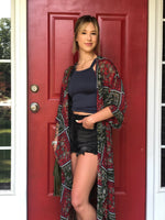 Katherine Kimono-Red/Green - POSH NOVA