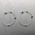 Multi Metallic Hoops-White Gold - POSH NOVA