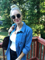 Don't Mess With Mama Denim Top